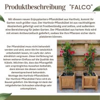 Enjoyplanters Pflanzkübel "Falco" 30x30x30 cm, Akazienholz, natur